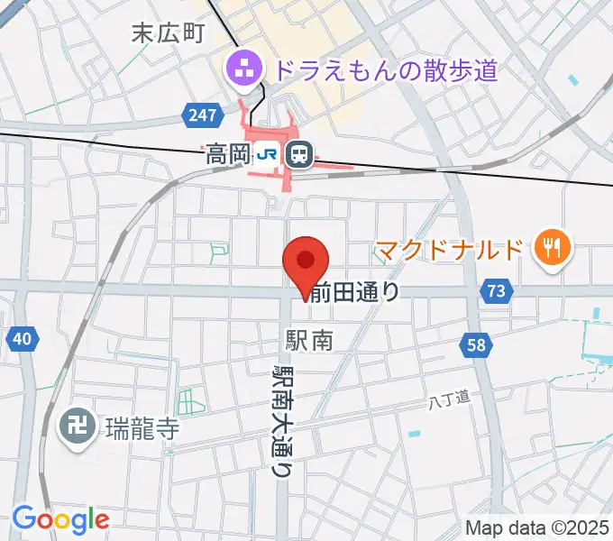 ウィンズラボミュージックスクールの地図