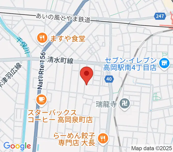ウィンズラボ 貸しスタジオ・Jクラブの地図