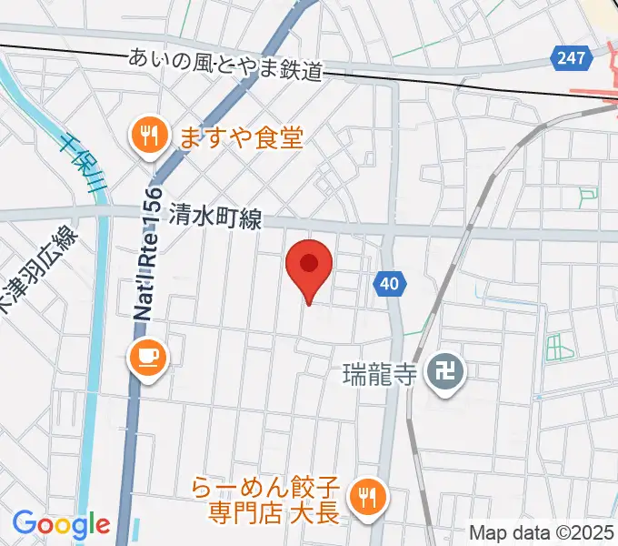 ウィンズラボ 貸しスタジオ・Jクラブの地図