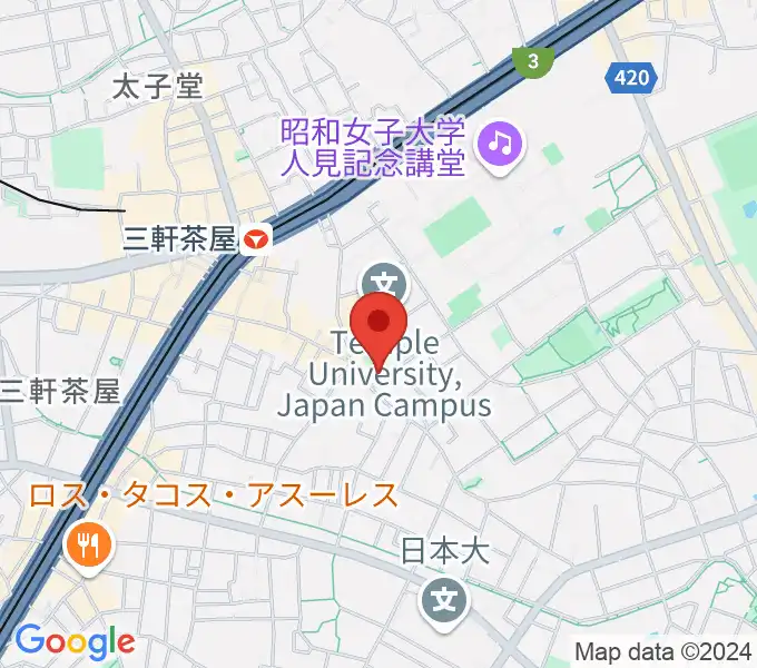 ピアノプラスの地図