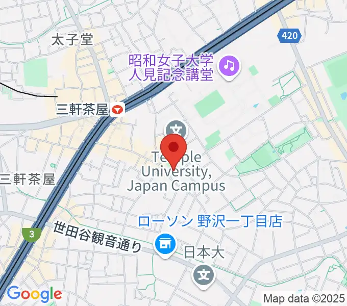 ピアノプラスの地図