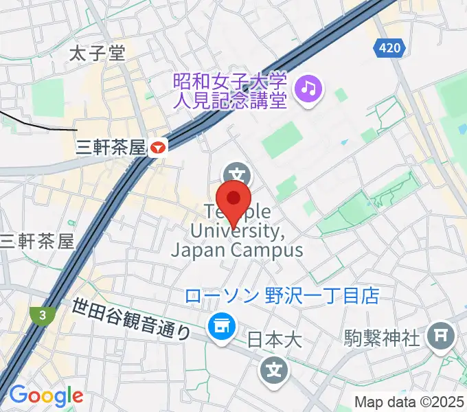 ピアノプラスの地図