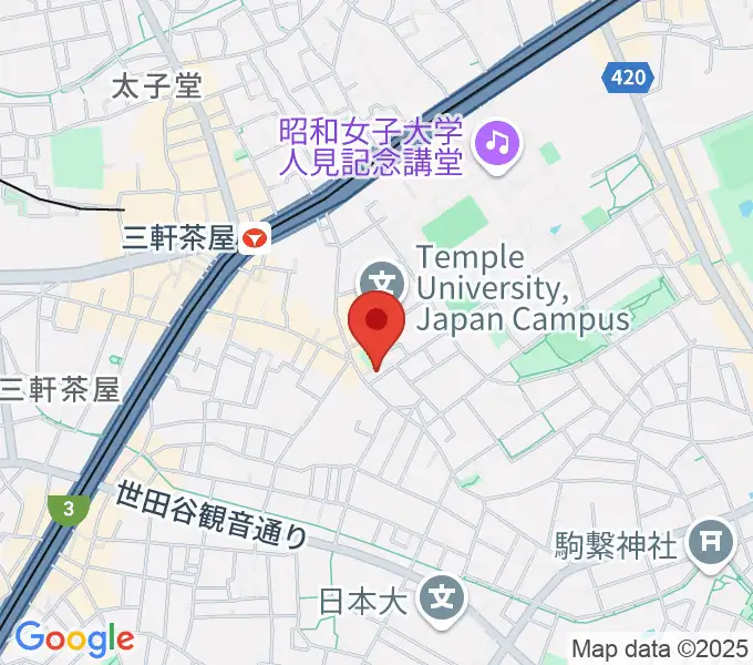 ピアノプラスの地図