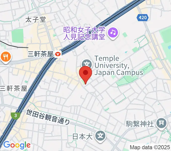 ピアノプラスの地図