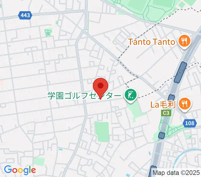 アキヤマフルートの地図