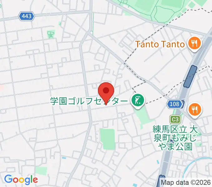 アキヤマフルートの地図