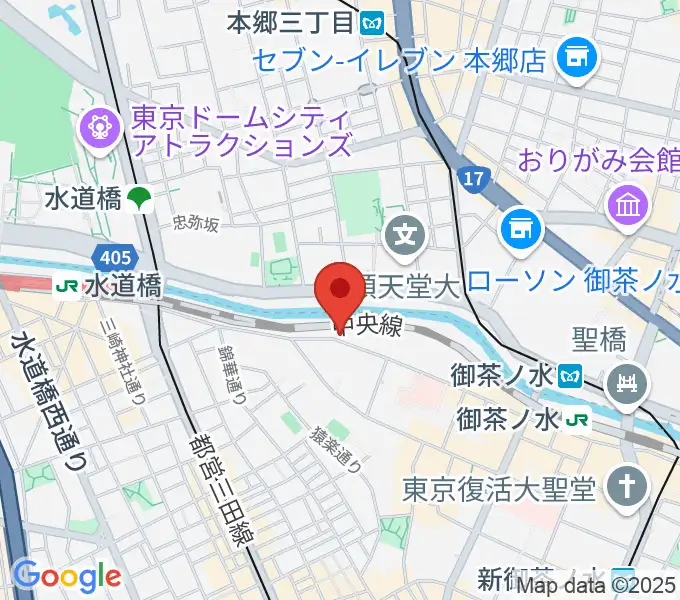 スズキ・メソードお茶の水センター教室の地図