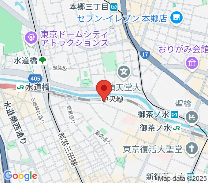 スズキ・メソードお茶の水センター教室の地図