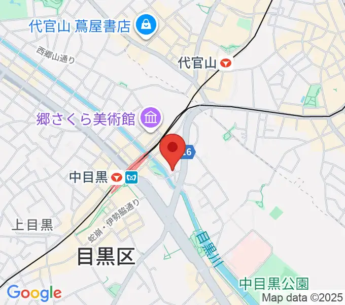 スズキ・メソード中目黒教室の地図