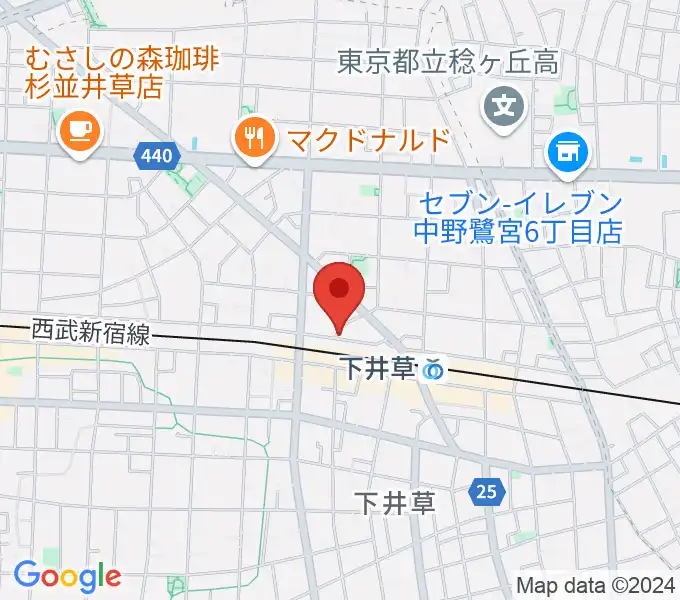 ジャパンロータリートランペットセンターの地図