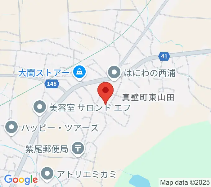 谷口陶器工場 POPOLOオカリナの地図