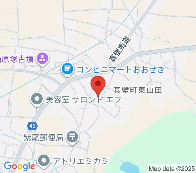 谷口陶器工場 POPOLOオカリナの地図