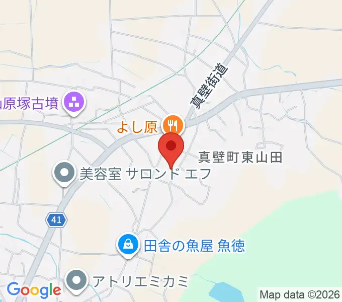 谷口陶器工場 POPOLOオカリナの地図