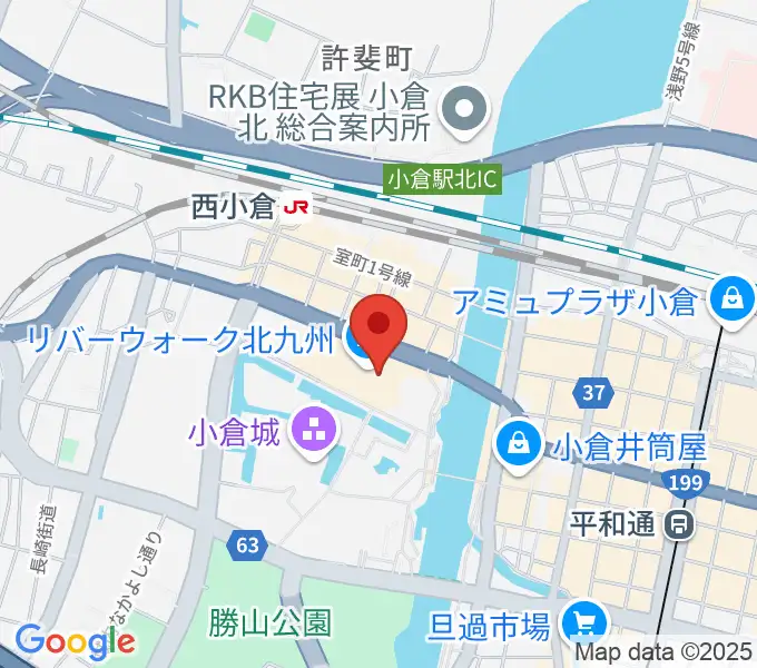 島村楽器 小倉リバーウォーク店の地図