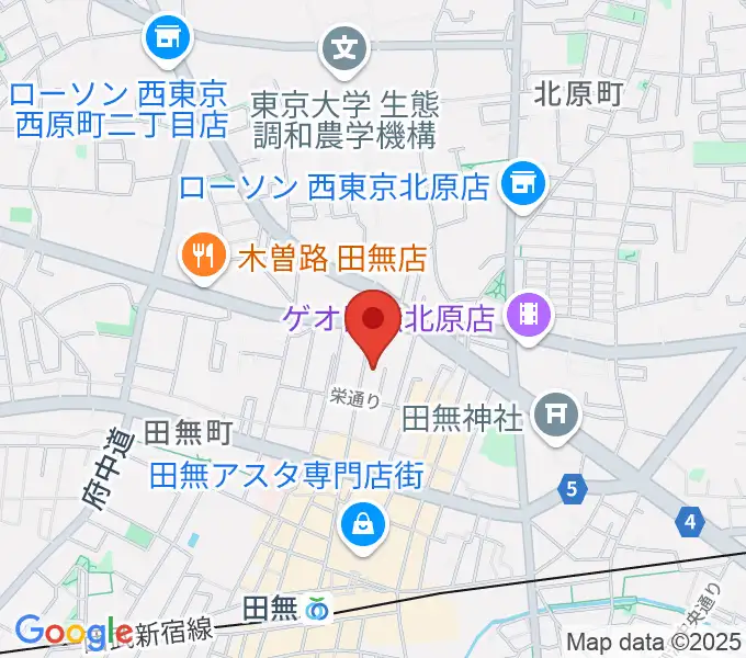 DCAKミュージックスクールの地図