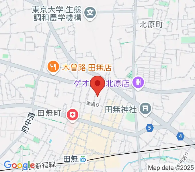 DCAKミュージックスクールの地図