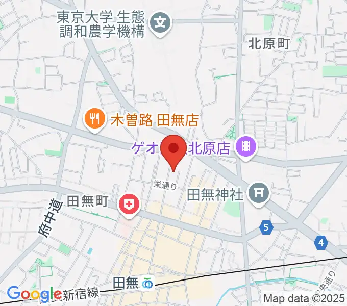 DCAKミュージックスクールの地図
