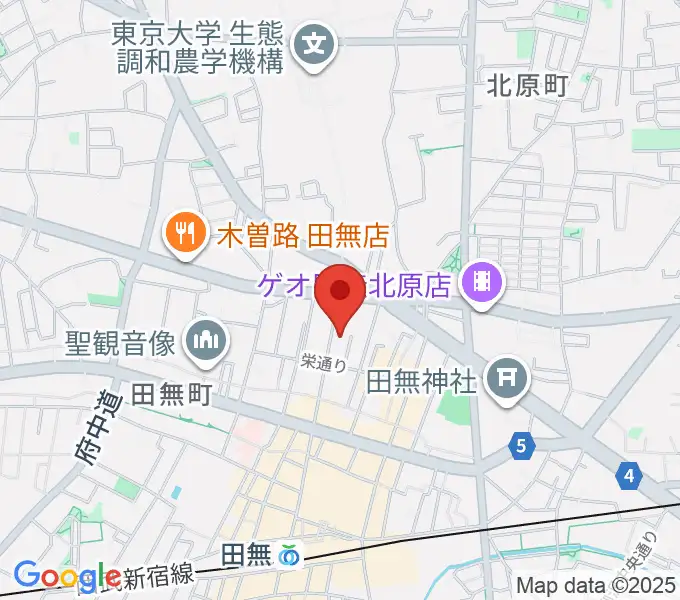 DCAKミュージックスクールの地図