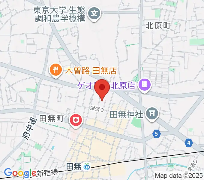 DCAKミュージックスクールの地図