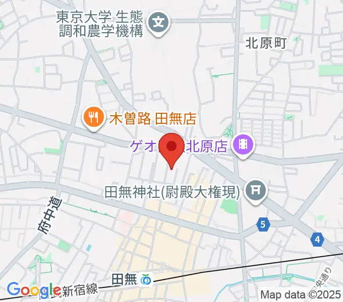 DCAKミュージックスクールの地図