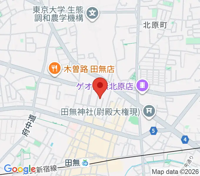 DCAKミュージックスクールの地図