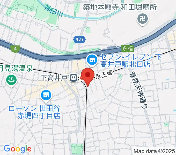ミュージックスクール ムジカーサの地図