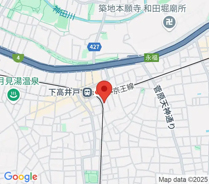 ミュージックスクール ムジカーサの地図