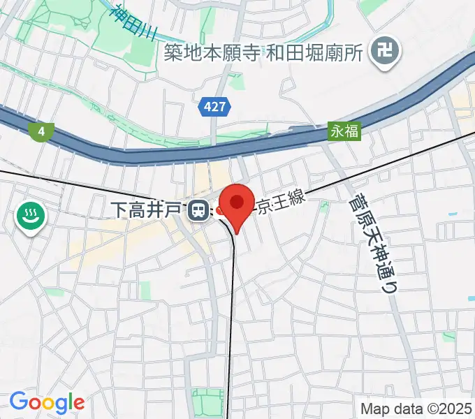 ミュージックスクール ムジカーサの地図