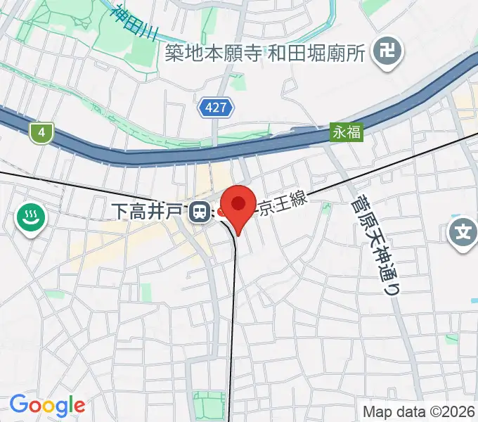 ミュージックスクール ムジカーサの地図