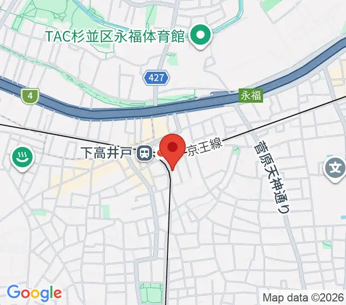 ミュージックスクール ムジカーサの地図