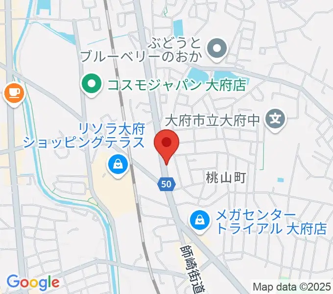 鈴木バイオリン製造株式会社の地図