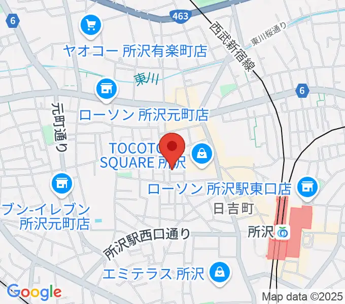 トコハナ音楽教室の地図