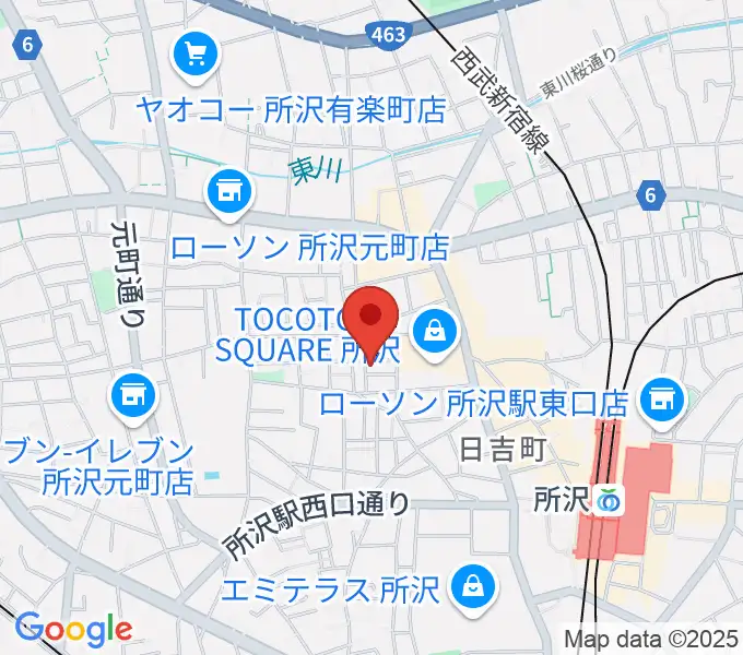トコハナ音楽教室の地図
