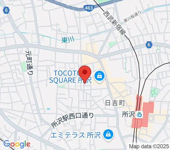 トコハナ音楽教室の地図