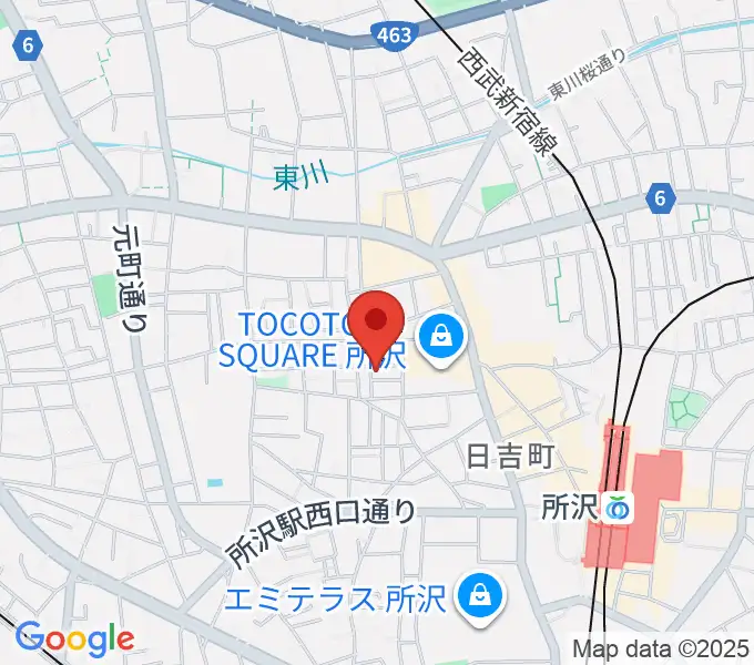 トコハナ音楽教室の地図