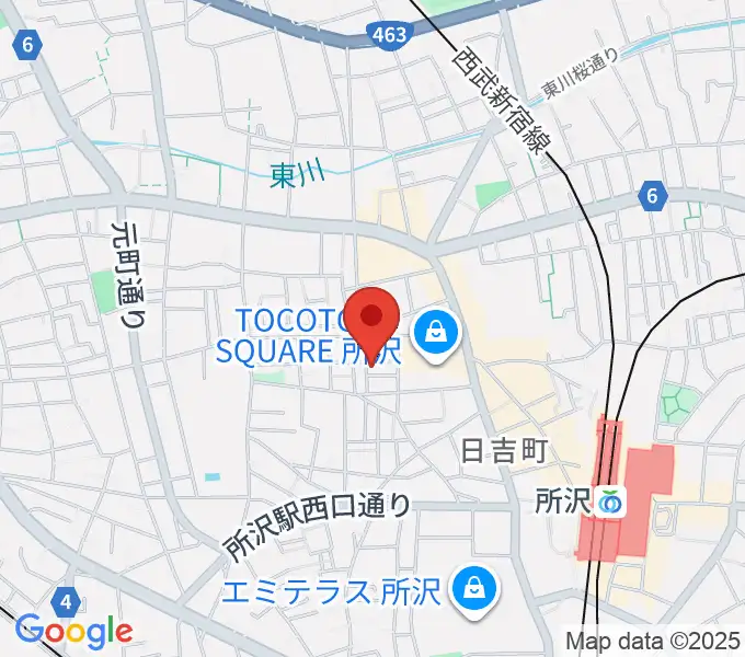 トコハナ音楽教室の地図