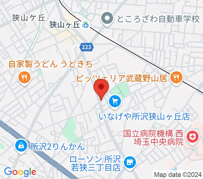 大久保ヴァイオリン工房の地図