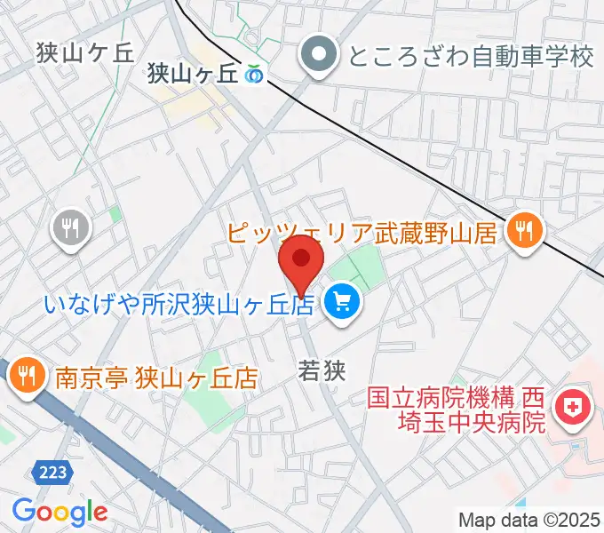 大久保ヴァイオリン工房の地図
