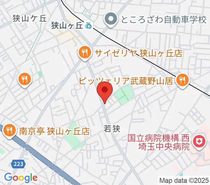 大久保ヴァイオリン工房の地図