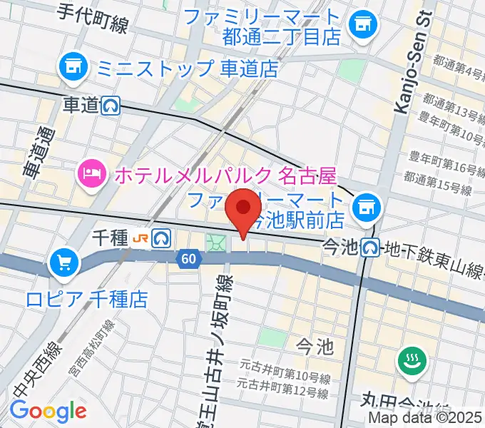メヌエットヴァイオリン教室の地図