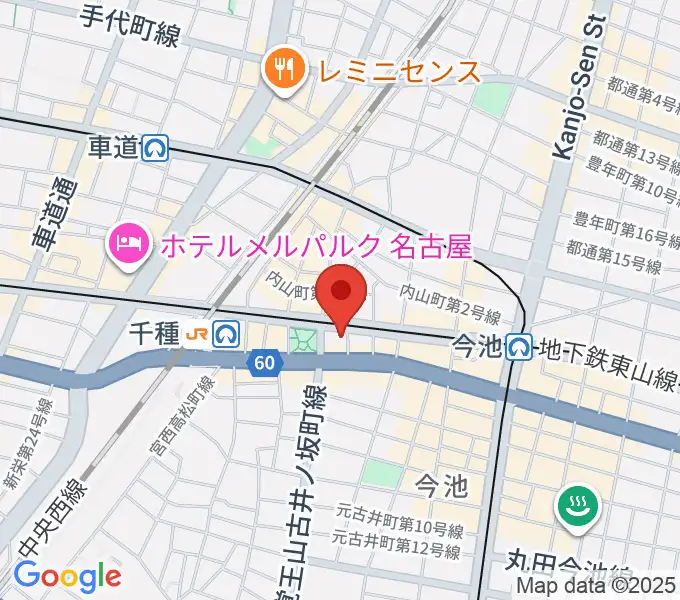 メヌエットヴァイオリン教室の地図