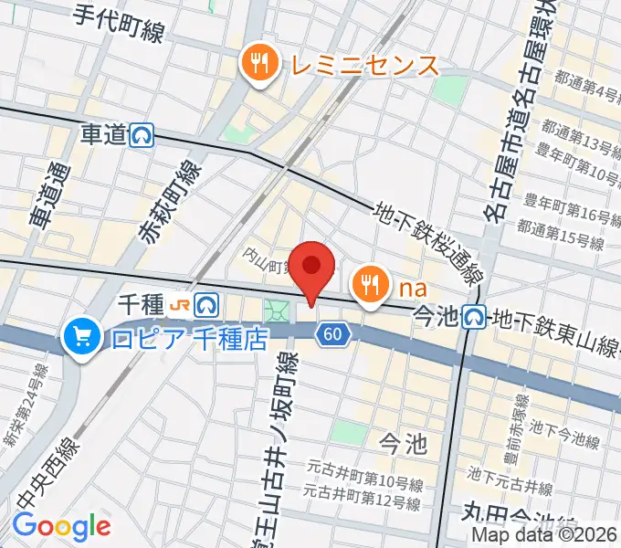 メヌエットヴァイオリン教室の地図