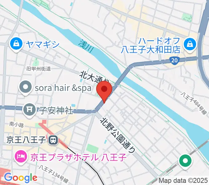 磯野チェロ教室の地図