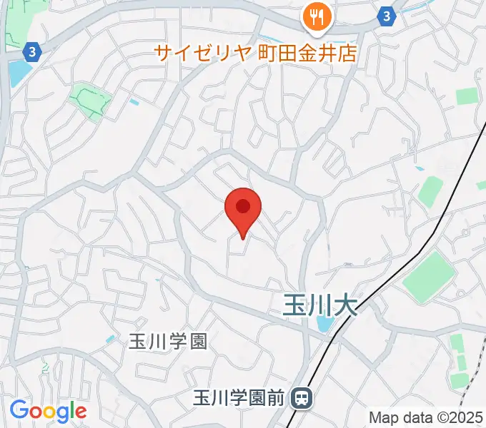 茶位ギター工房の地図
