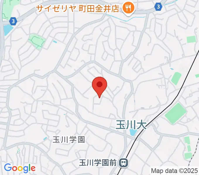茶位ギター工房の地図