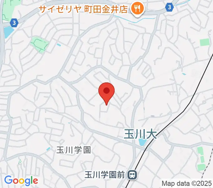 茶位ギター工房の地図