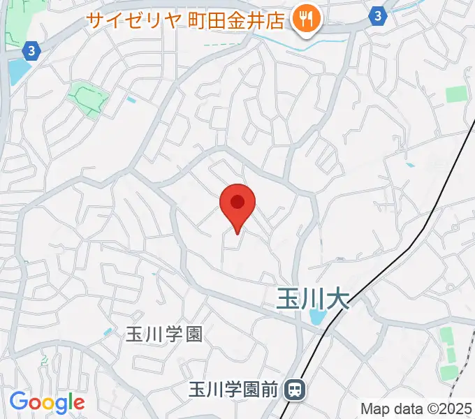 茶位ギター工房の地図
