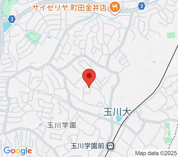 茶位ギター工房の地図