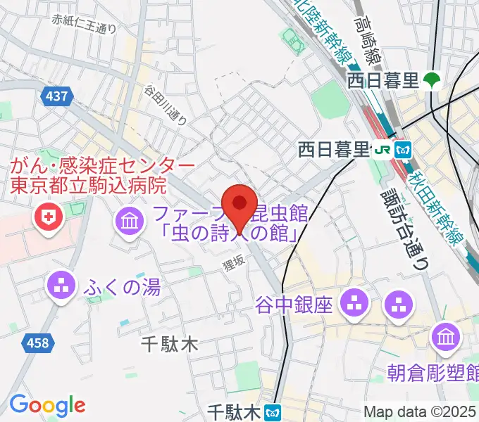 大澤久チェロ教室の地図