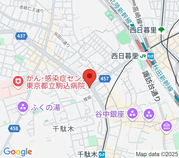 大澤久チェロ教室の地図
